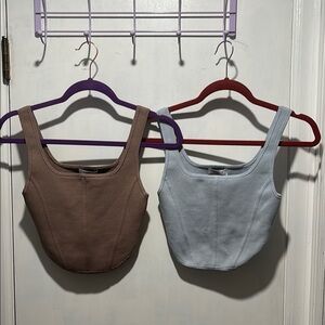 New ARITZIA sculpt knit bustier top bundle